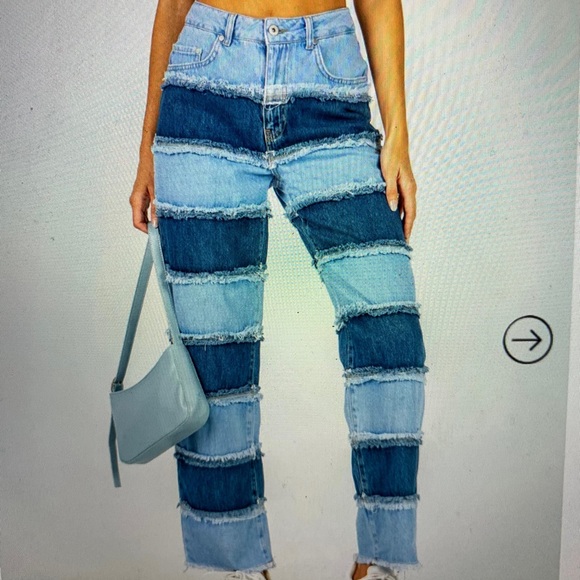 The Ragged Priest Patchwork Jeans - Picture 4 of 5